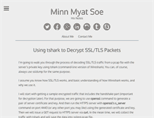 Tablet Screenshot of minnmyatsoe.com